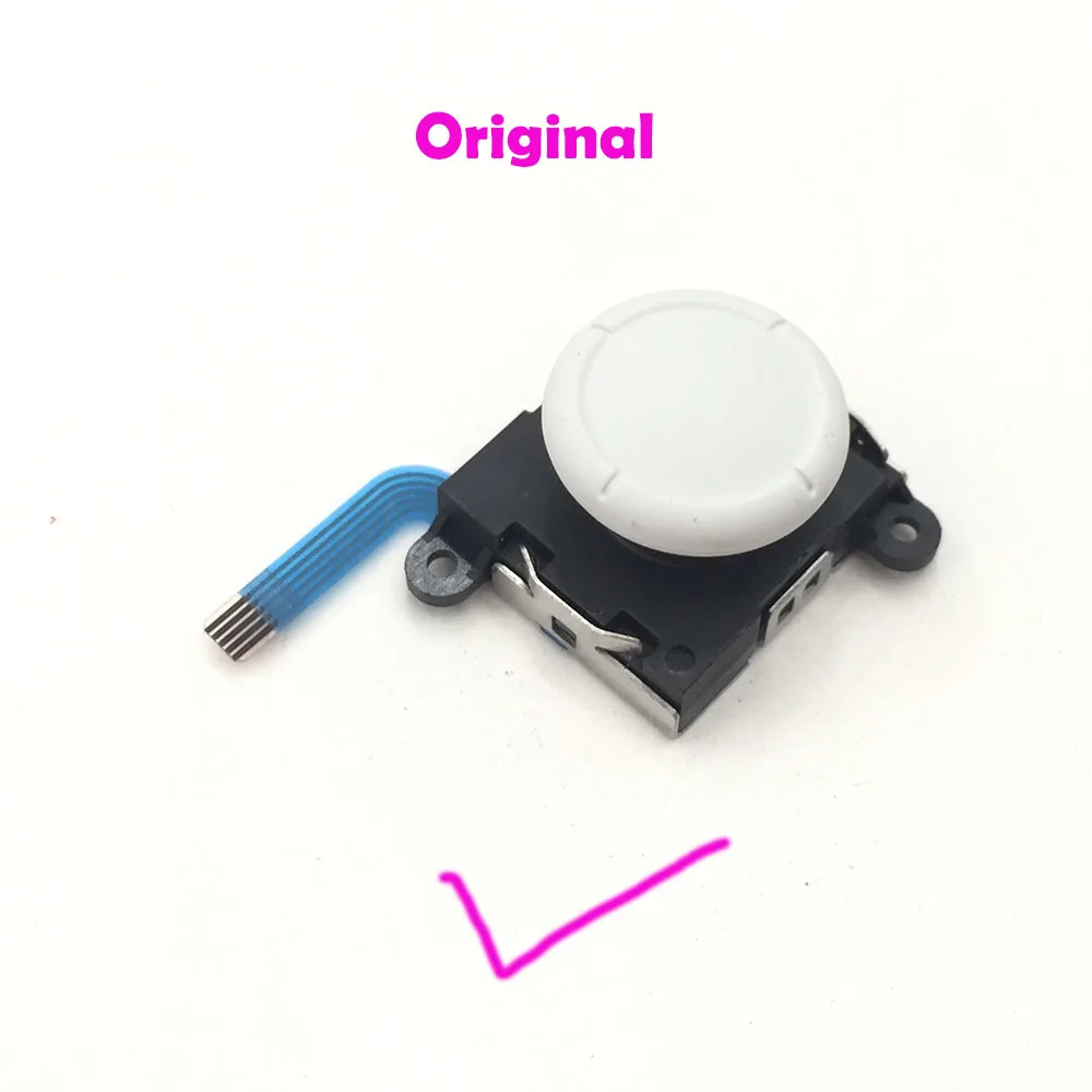Original White 20 штук мы работаем по OEM и 3D джойстик Для nintendo переключатель левый и правый аналоговых стиков Замена для NS Joy-Con и Lite контроллер - Цвет: Original White