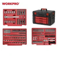 hot selling 320pc 14 38 12 dr socket wrench set mechanic tool set with deluxe 3 drawer case