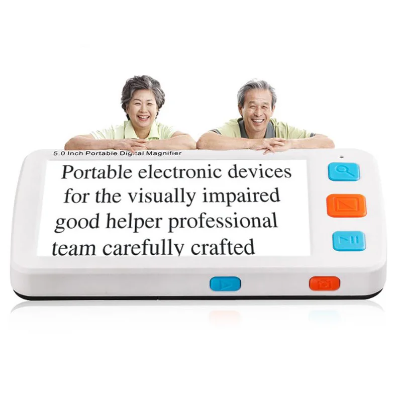 AMS-5 дюймов ЖК-режимы низкое видение портативный цифровой видео лупа микроскоп