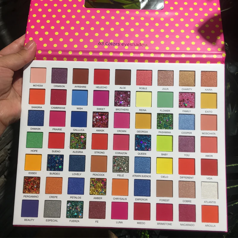 Палетка разноцветных теней для век макияжа мерцающие блестки сценическое шоу