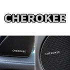 Автомобильный Стайлинг алюминиевая эмблема значок для jeep cherokee автомобильный динамик аудио наклейки Наклейка украшение