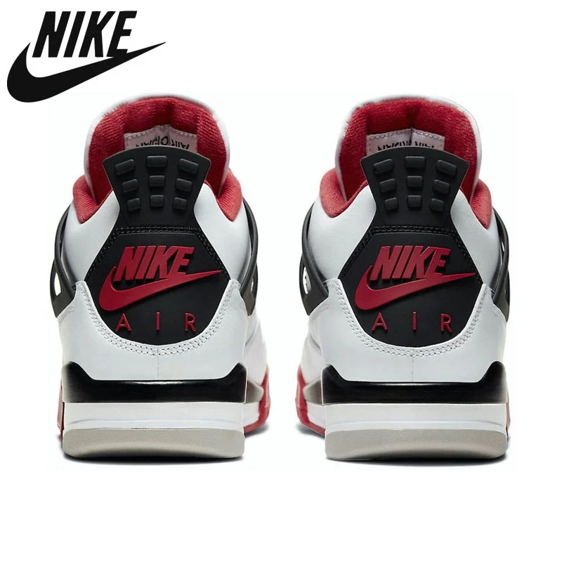 

Air aj 4 Retro Men Basketball Shoes OG Fire Red Comfortable Breathable Outdoor Sneakers 40-46