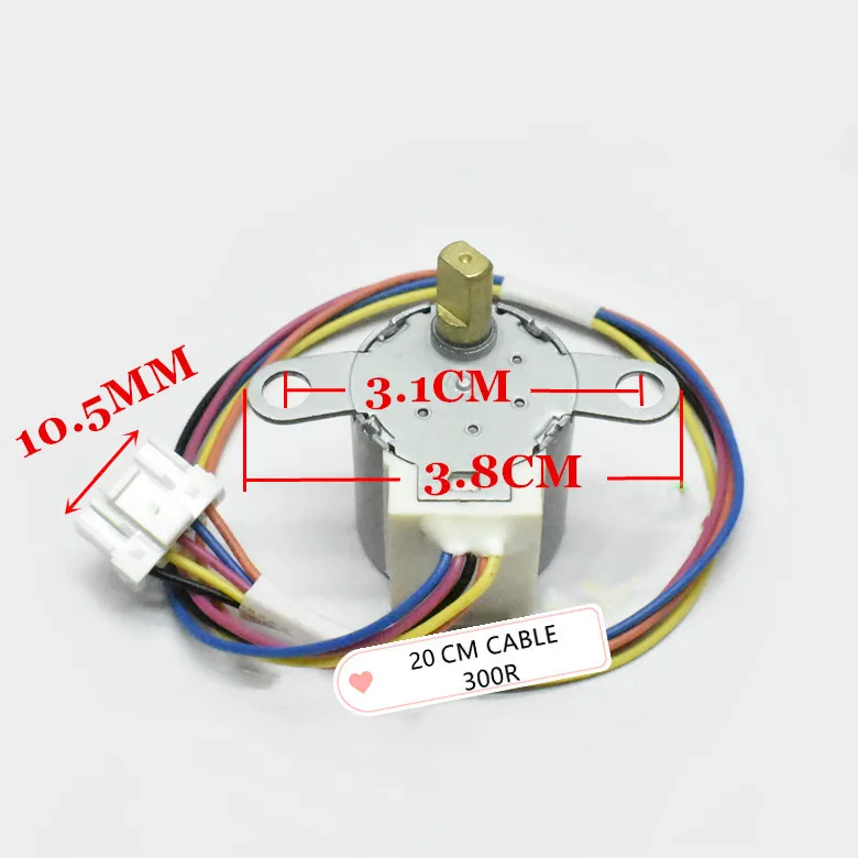 Новая версия 20BYJ46 DC 12V 300R шаговый двигатель для Panasonic аксессуары умного туалета |