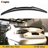m4 style carbon fiber rear trunk spoiler for audi a4 b8 2009 2010 2011 2012 year car rear wing spoiler not fit sline s4 rs4