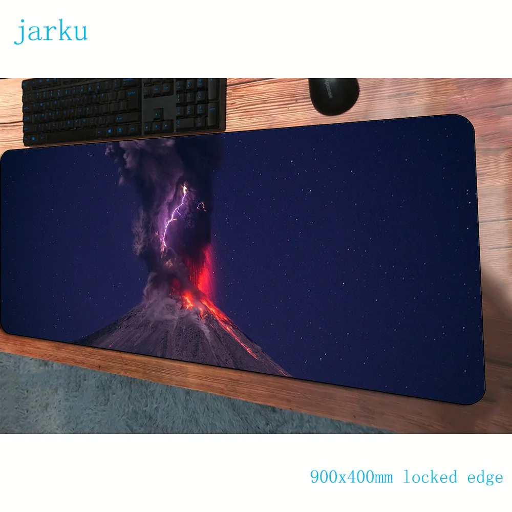 Коврик для мыши Volcanoes на день рождения 900x400x2 мм игровой коврик для мыши красивый компьютерный большой Настольный коврик для мыши