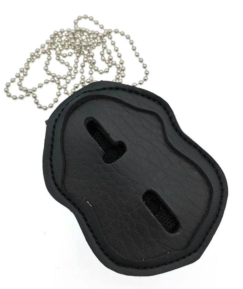 Универсальный американский бейдж кожаный держатель детективный с цепочкой из