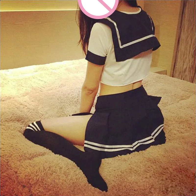 Женское сексуальное эротическое нижнее белье для косплея униформа школьницы