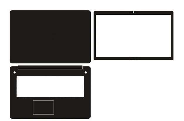 Наклейка на ноутбук наклейка кожу защитная крышка из углеродного волокна для Asus