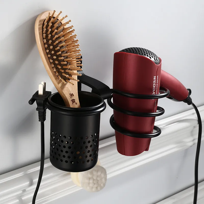 Кронштейн для фена алюминиевый настенный фен волос металлический держатель