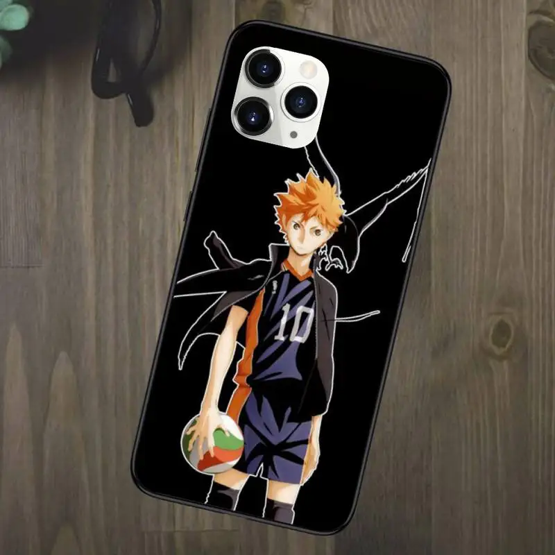

Hot Anime Volleyball Haikyuu Phone Case for iPhone 11 12 mini pro XS MAX 8 7 6 6S Plus X 5S SE 2020 XR