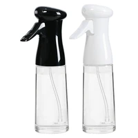 2pcs oil sprayer for cooking olive food safe glass bottle leakproof top cap oil mister for baking salad frying bbq