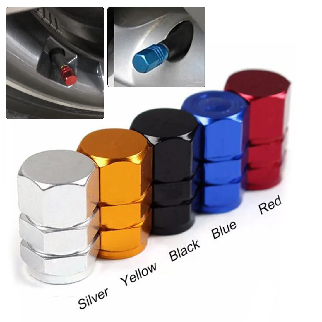 4 шт./упаковка алюминиевые колпачки для шин|Колпаки ступицы| |