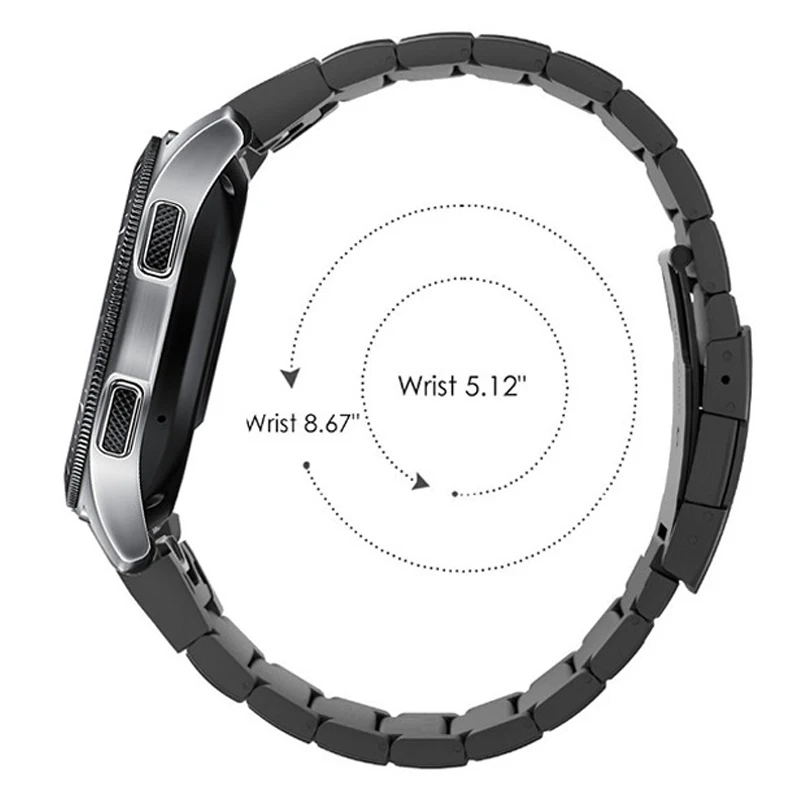 

Stainless Steel Strap For Samsung Galaxy Watch 3 45MM/41MM Smart Bracelet Replaceable Wrist Bands For Galaxy Watch 46MM Gear S3