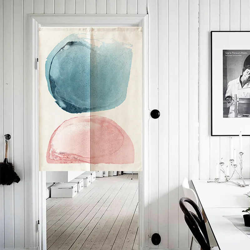 Занавески на двери в скандинавском стиле пылезащитные перегородки для кухни