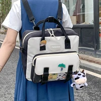 new diagonal bag female student backpack large capacity school bag leisure all match primary school student handbag make up bag