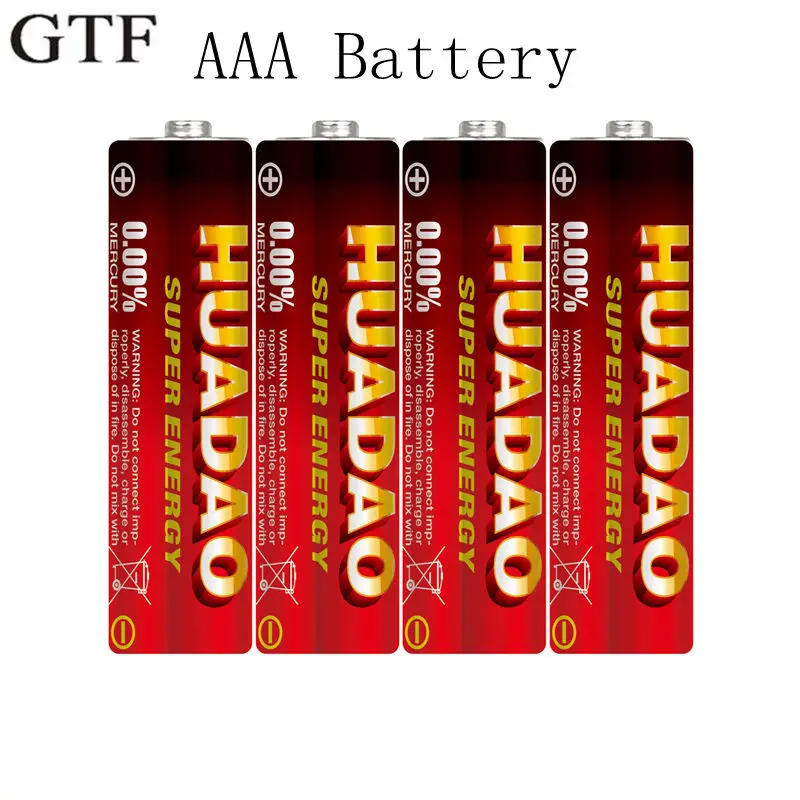 GTF 1 шт. AAA 1,5 в сухая батарея aaa Экологичная батарея цинк Марганец углеродная батарея для игрушек пульт дистанционного управления