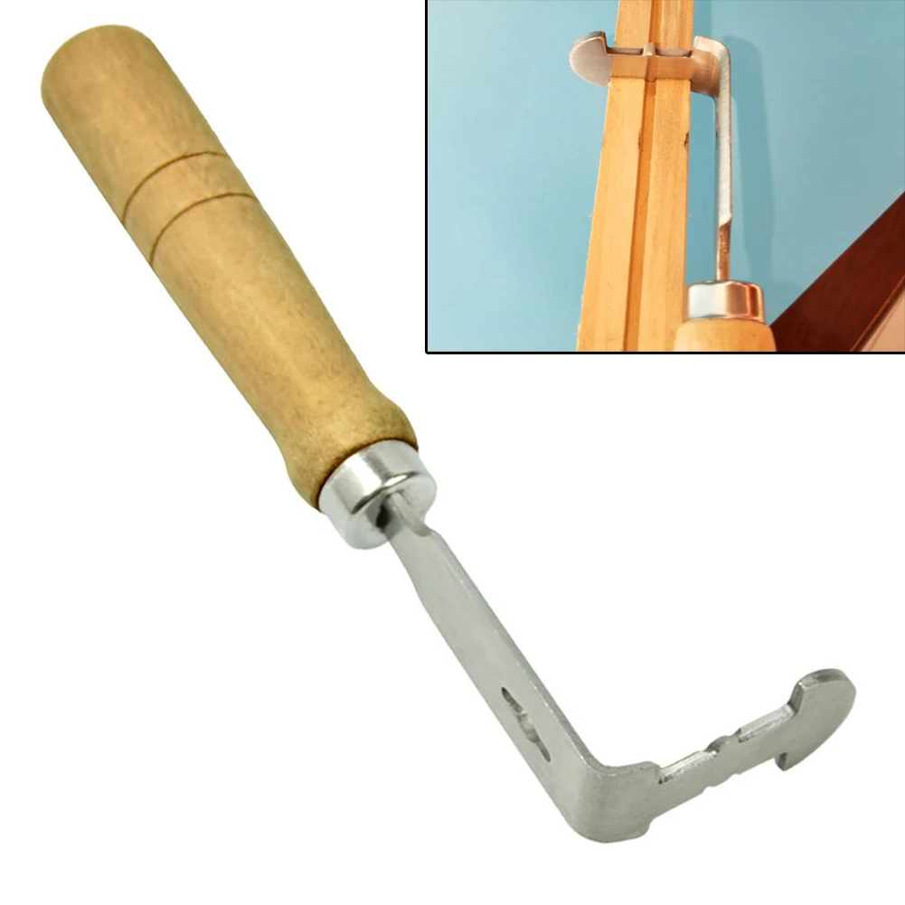 

Wood Handle Bee Hive Scraper Frame Cleaning Tool Stainless Steel J Hook Bee Uncapping Beekeeping Equipment Beehive Beekeeper