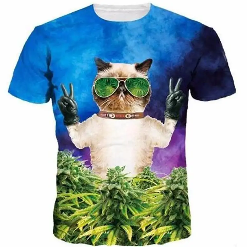 

Sunmmer Newest Cat 3D Printed T-shirt Casual Short Sleeve O-Neck Fashion Printed 3D t shirt Men/Women Tees High Quality tshirt