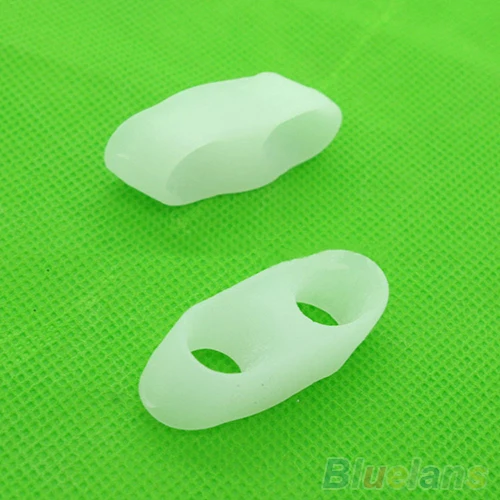 1 пара Силиконовый гель хвост розово носок ортопедии выпрямитель сепаратор боли