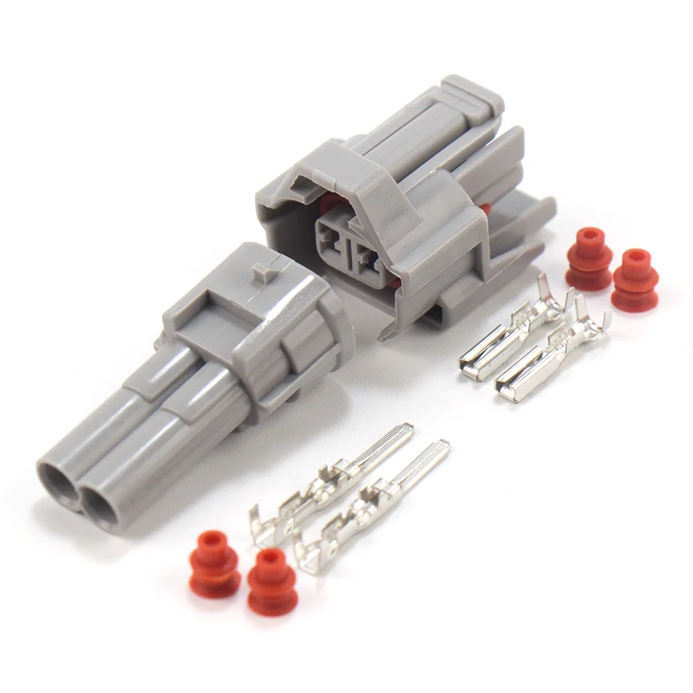 

20/50 комплектов 2-контактный разъем топливного инжектора с верхним слотом, американский автомобиль EV1 EV6, водонепроницаемые штекеры с внутренним разъемом для нового чехла EFI