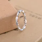 Женское винтажное Открытое кольцо, регулируемое кольцо с рыбками в стиле ретро, геометрические аксессуары