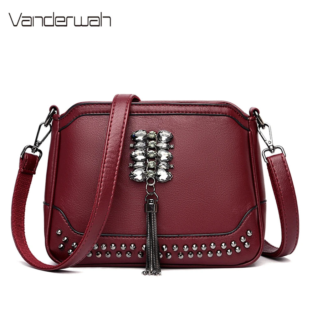 Женская сумка Кроссбоди с заклепками|Сумки ручками| |