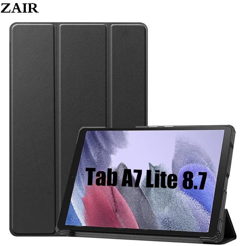 Cover For Samsung Galaxy Tab A7 Lite 8.7 SM-T220 SM-T225 Tablet Case Tri-fold Hard PC Back Cover Tab A7 Lite 2021 Case Funda