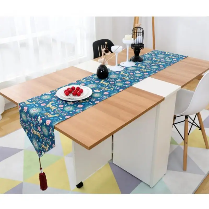 

Purple Elk Christmas Table Runner Rectangle Table Runners Home Camino De Mesa Family Party Christmas Home Decoration Tafelloper