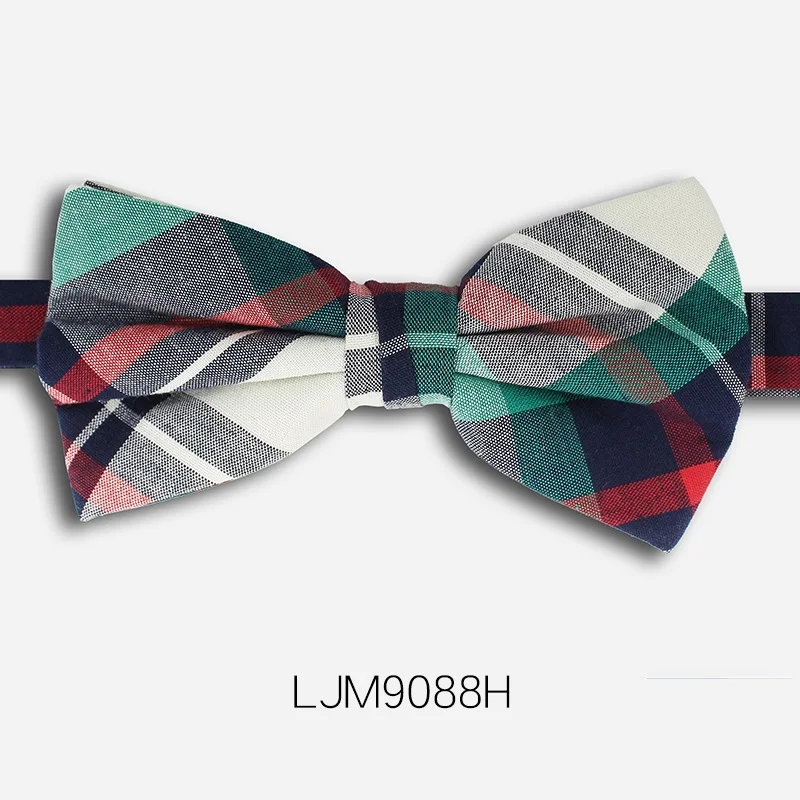 Галстук-бабочка мужской 2019 двойной тканевый шотландский галстуки для Свадьба