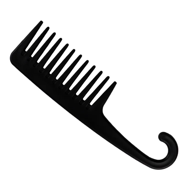 

New Professional Hairdressing Broadsword Comb Curved Hook Wide Tooth Comb Curly Hair Combs Barber Comb Hair Barber Accessories