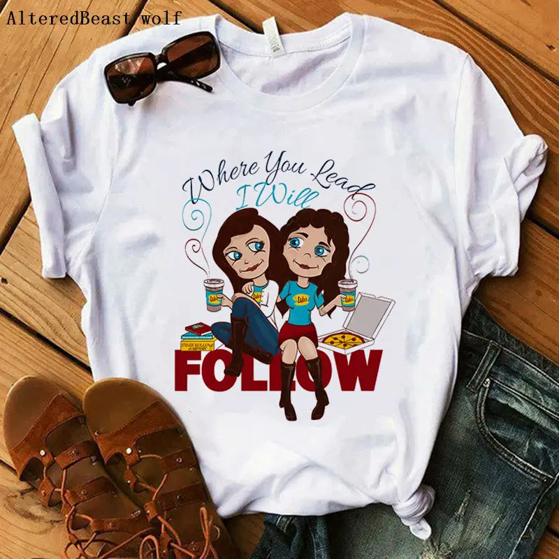 Футболка Gilmore для девушек забавная женская футболка с надписью you read I will follow