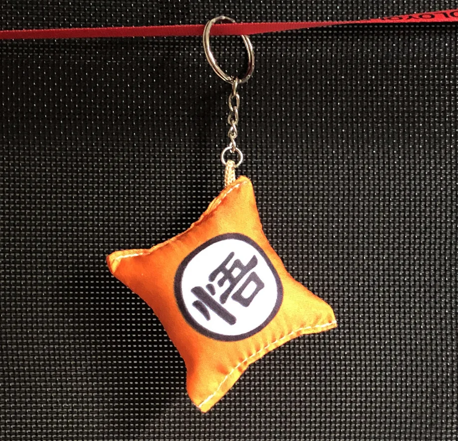 Новинка аниме драконий жемчуг Гоку узор ткань брелок 3D боковая цепочка для