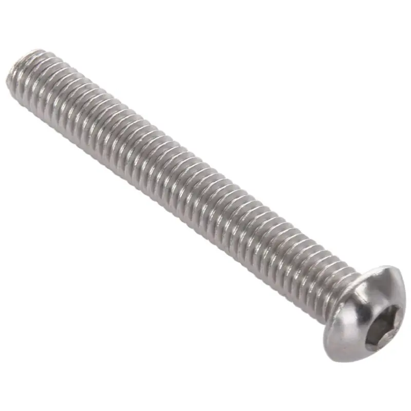Stainless Steel Button Head Screw Hex Socket Bolts Type:M6 / 6mm Bolt size:M6 x 45mm Your pack quantity:10 | Обустройство дома