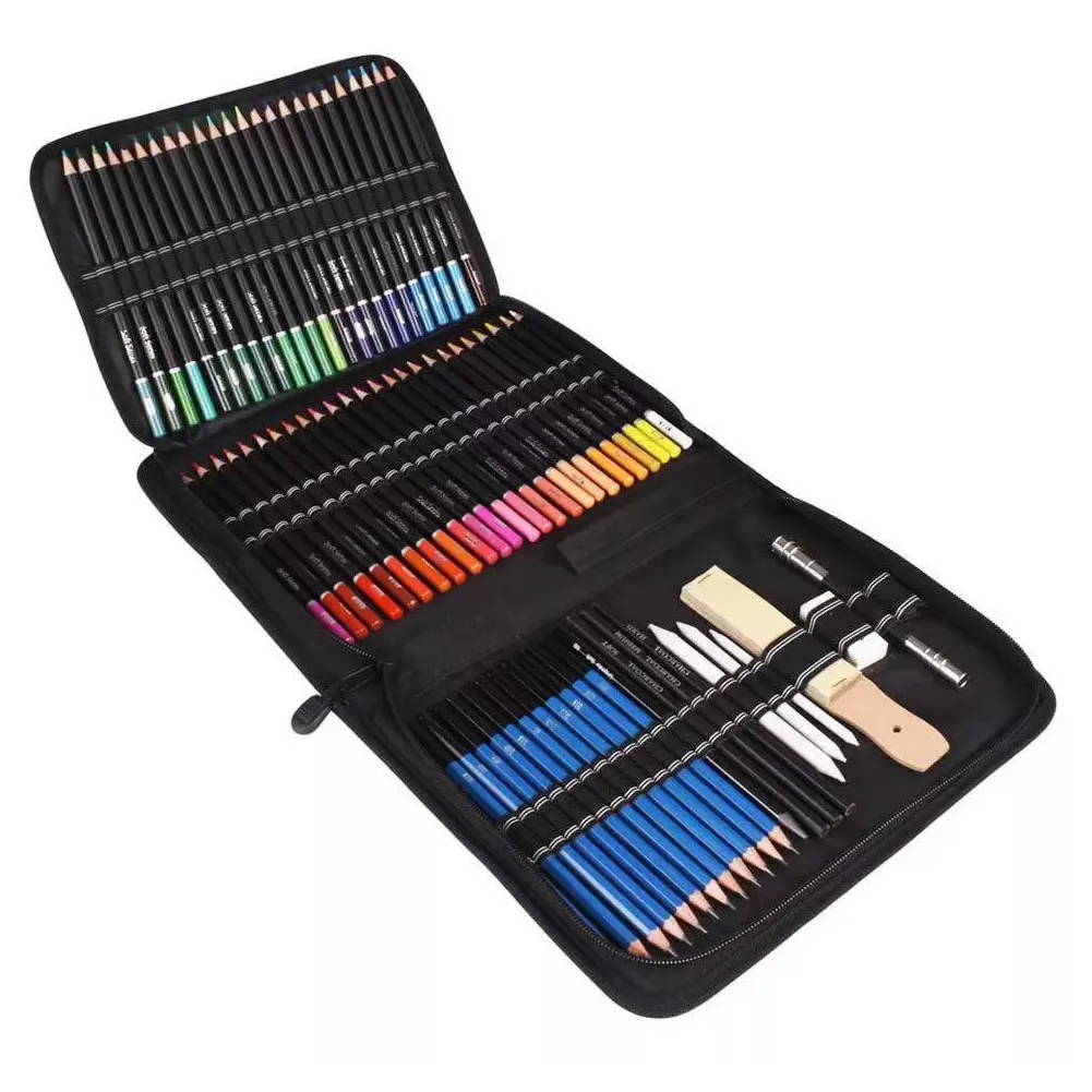 

72 Professional Colouring Pencils Set Color Pencil Set Drawing Colored Pencils Wood Colour Coloured Pencils For Adult Kids