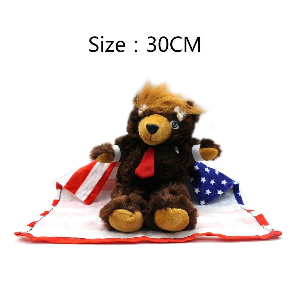 

Игрушка плюшевая в виде героя Трампа, 30 см