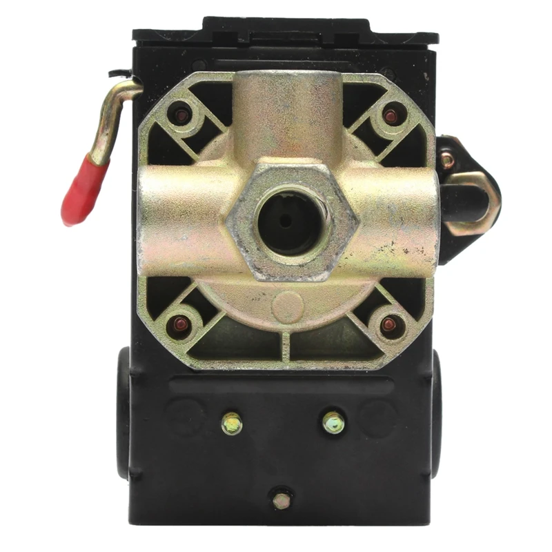 Регулятор давления воздушный компрессор 140 175 PSI 4 порта сверхмощный 26 Ампер