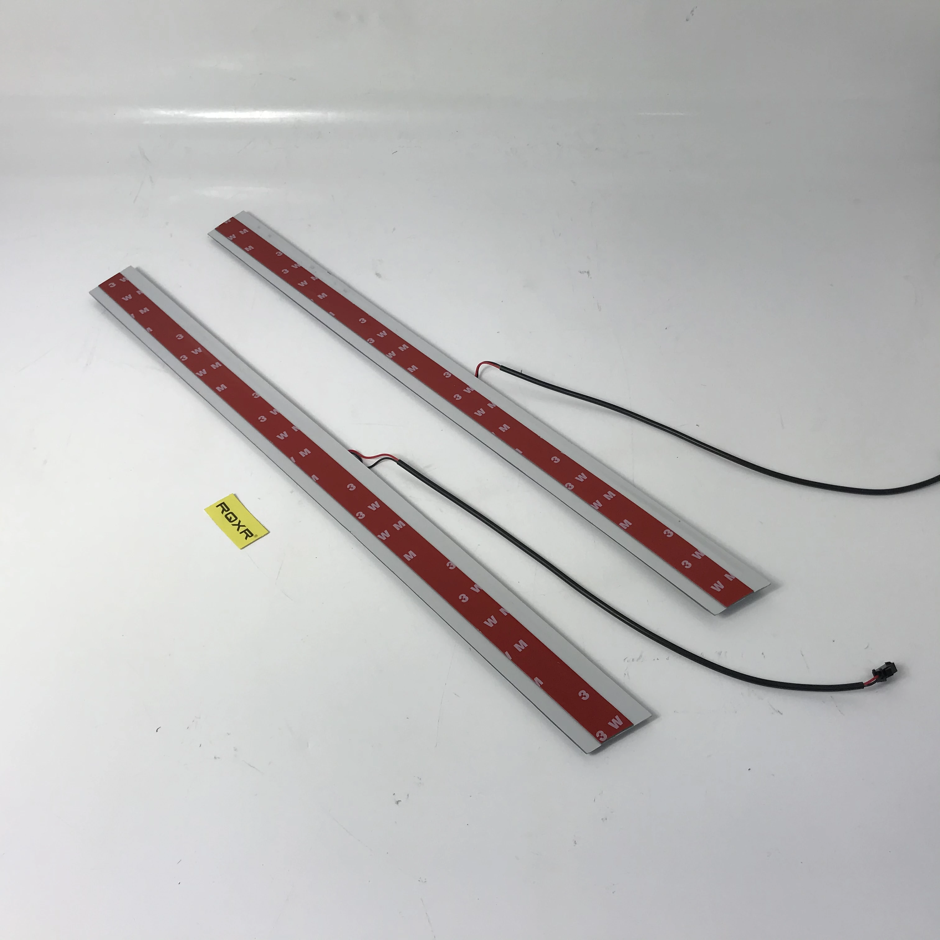 

RQXR led moving door scuff for Land rover evoque dynamic door sill plate flat lining overlay flowing/still light, 4pcs