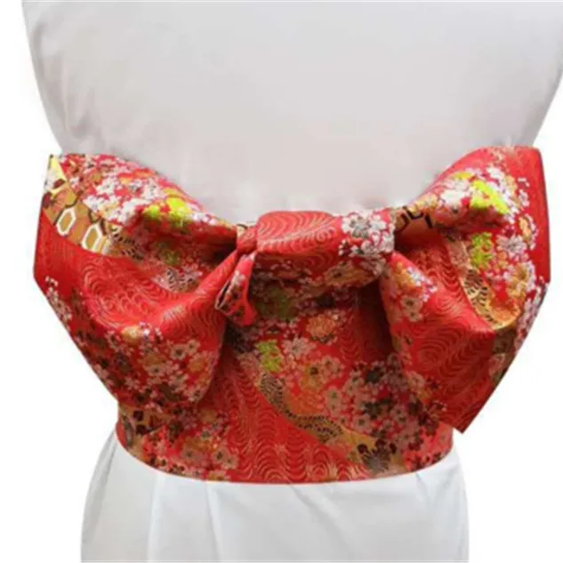 Кимоно женское в японском стиле элегантный пикантный юкатный пояс с Оби