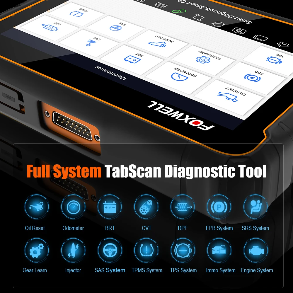 Foxwell GT60 OBD2 полная система диагностический инструмент OBD 2 считыватель кодов DPF BMS Инжектор Кодирование OBD2 автомобильный сканер обновление онлайн