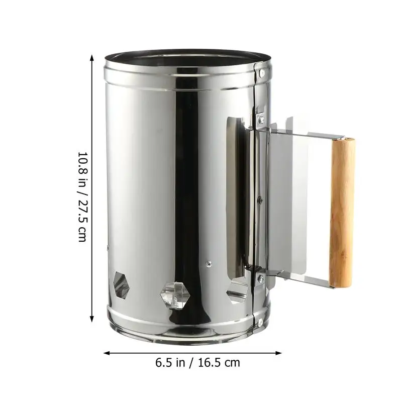 

1pc Outdoor BBQ Tool Fast Charcoal Ignition Barrel Carbon Stove BBQ Fire Starter