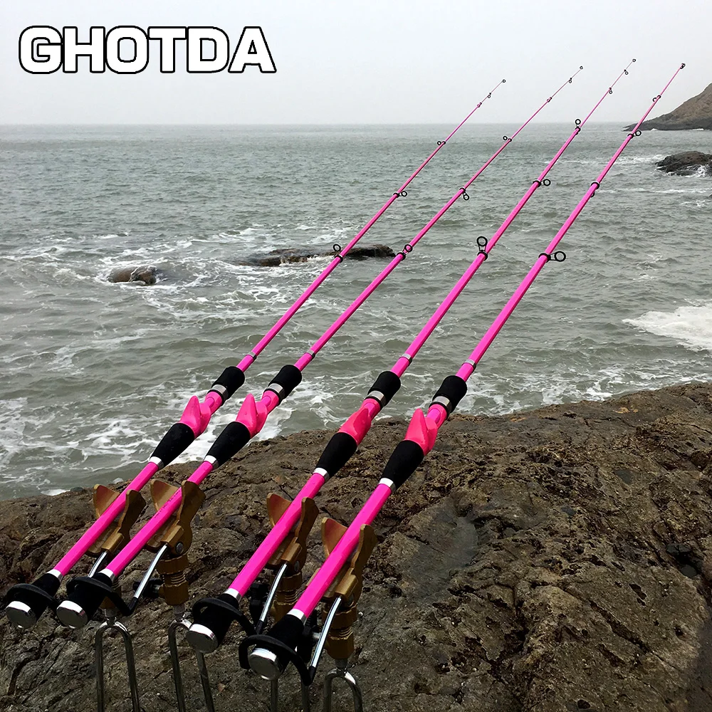 GHOTDA приманка для приманки Удочка 1 8 м 2 М 4 жесткая розовая рыболовная