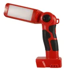 Светодиодный фонарь 12 Вт, 14,4-18 в, для литий-ионного аккумулятора Milwaukee M18, для использования в помещении и на улице, точесветильник светсветильник, портативный фонарик, лампа с USB