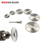 NEWACALOX HSS роторный инструмент деревообрабатывающий круговой пилы набор лезвий Подходит Dremel 18 