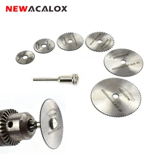 NEWACALOX HSS роторный инструмент деревообрабатывающий круговой пилы набор лезвий Подходит Dremel 18 