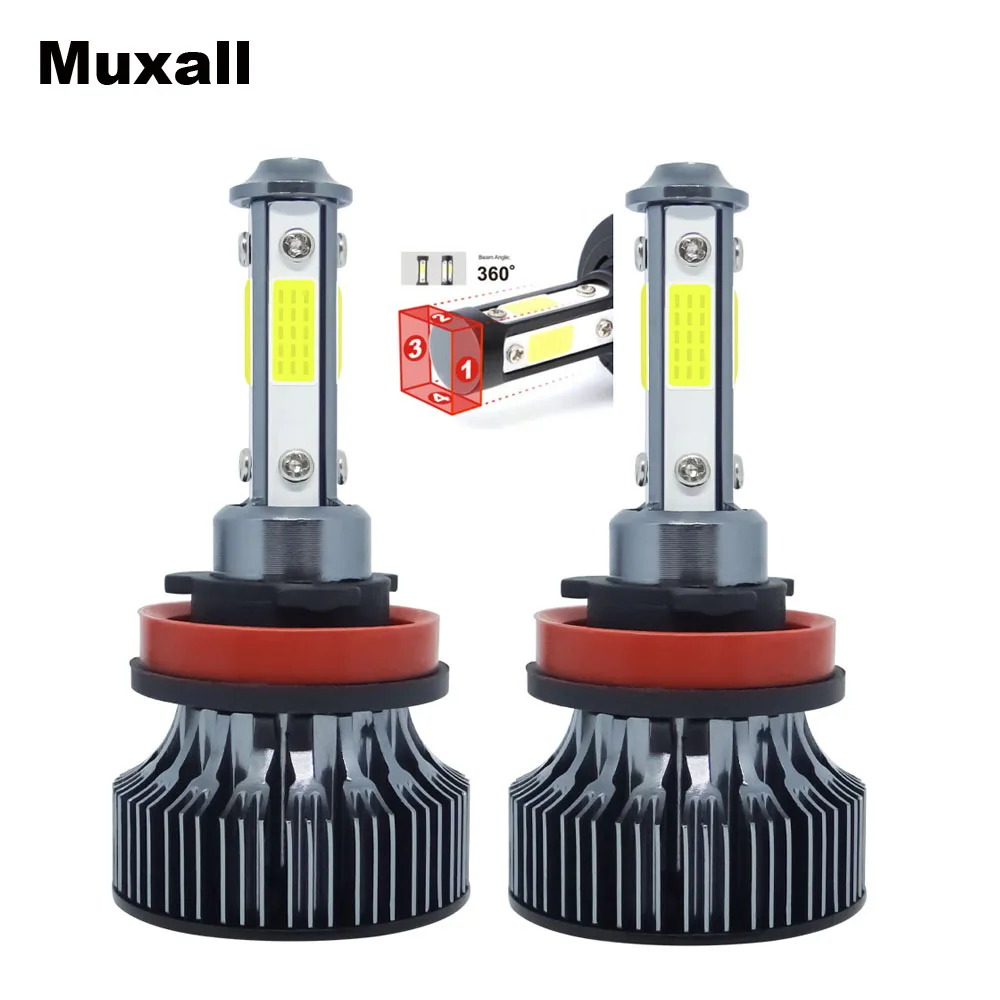 

Mini 2/4 LED Car Headlights H7 H4 H11 H1 H8 H9 9005 HB3 9006 HB4 9012 Fog Lights Lamp Auto Bulbs 80W 20000LM 12V 24V Moto 4300K