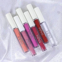 6pcsbox 2 5ml lip lacquer universal non greasy high color rendering matte liquid lipstick set for shopping