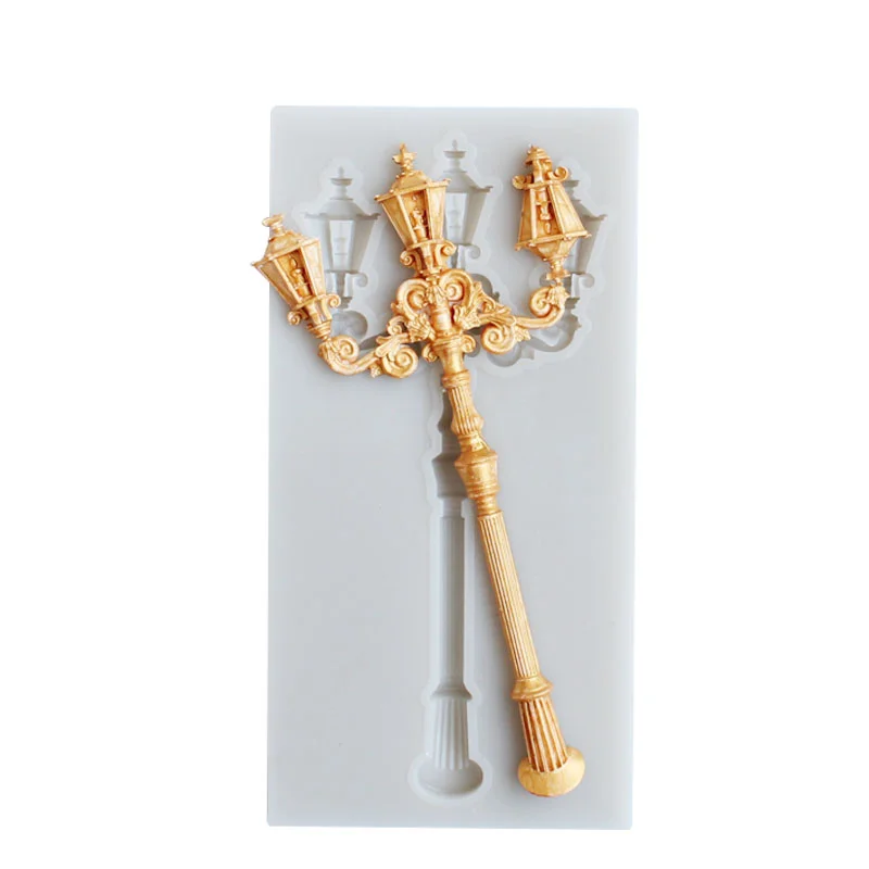 Силиконовая форма сделай сам для моделирования уличной лампы в стиле ретро