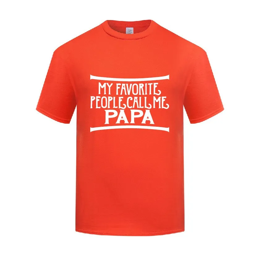 Забавная хлопковая футболка с надписью My любимый люди и Call Me Papa мужские летние