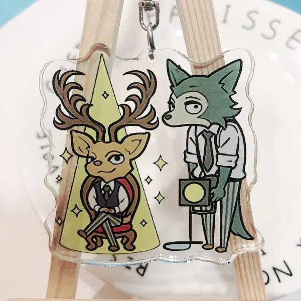 Новый аниме BEASATRS Beastars Gouhin Legosi Луи Хару фигурка косплей брелок акриловые фигурки