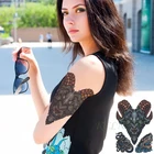 Водостойкая временная татуировка-наклейка овечьи рога змея в черепе Акула флэш-тату искусственная татуировка на руку назад искусство для мужчин женщин мужчин